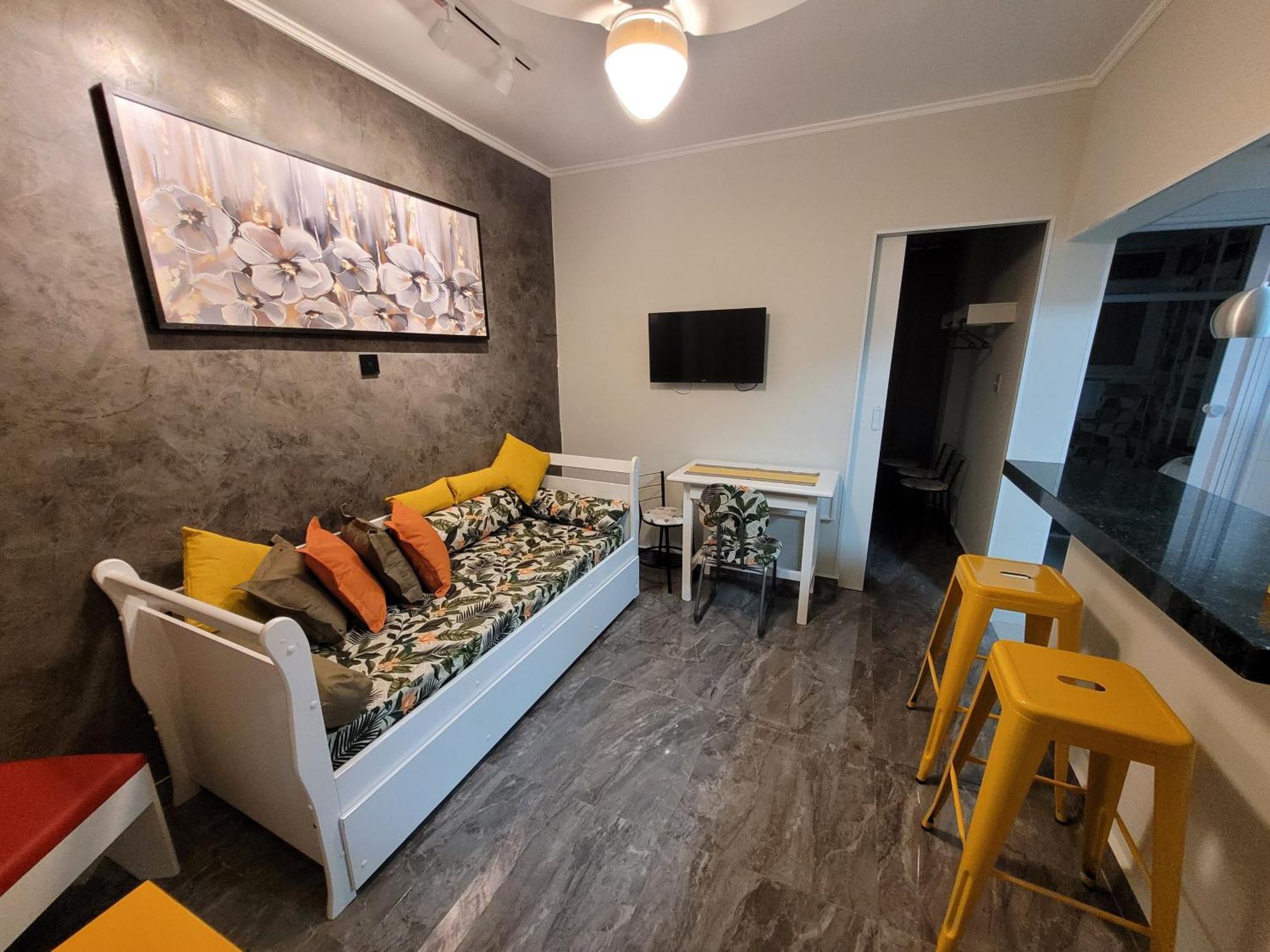 Apartamento Pe Na Areia Praia Grande  Ngoại thất bức ảnh